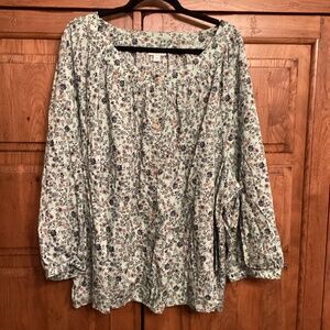 J Jill 3/4 inch sleeve shirt.